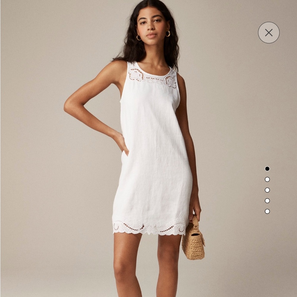 J. Crew White Mini Dress